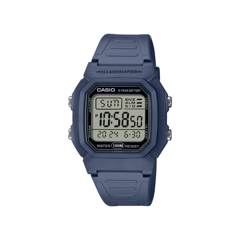 Parfaite pour hommes et femmes, cette montre au style rétro séduit par son design bleu unique et son affichage digital précis. Son boîtier et son bracelet en résine offrent robustesse et légèreté, tandis que le mouvement quartz garantit une mesure du temps irréprochable. Dotée d’un verre en plastique protecteur et d’une fermeture à boucle pratique, elle allie charme vintage et fiabilité moderne pour vous accompagner en toute occasion.